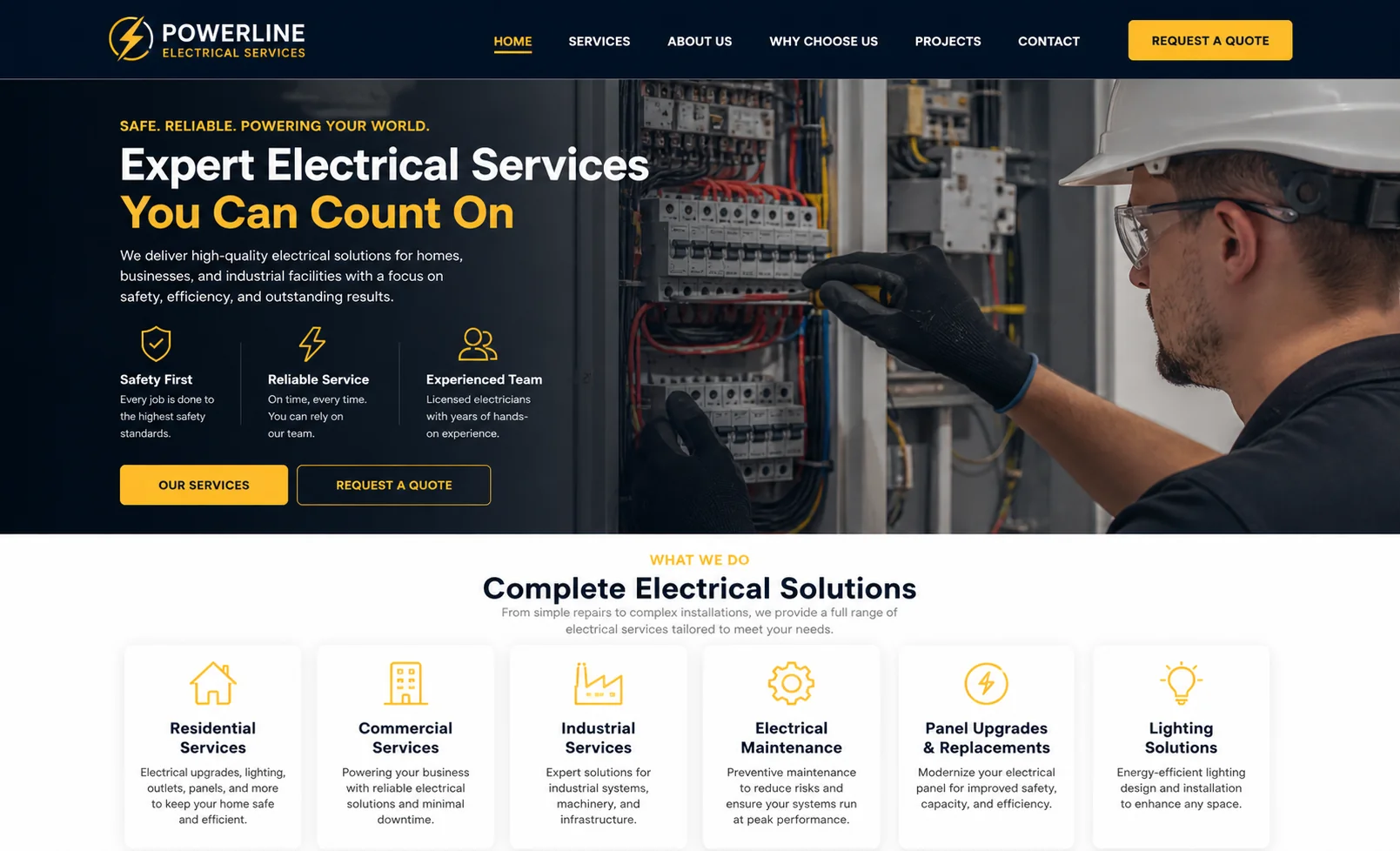 Local business website after renovation by WebsiteRenovated